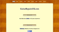 Desktop Screenshot of guitarrepairsuk.com